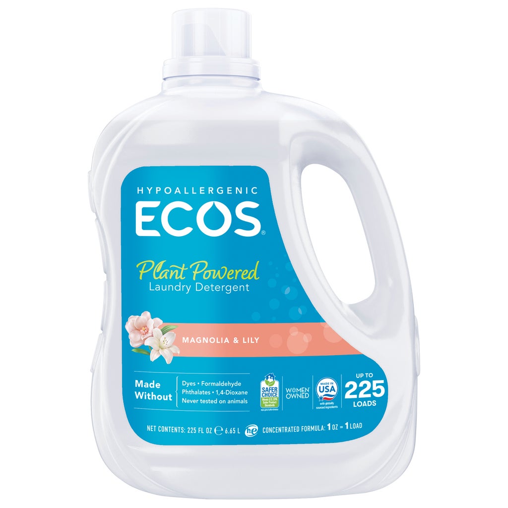 ecost エコスト　ベイジングリキッド　4 ECOS Liquid Laundry Detergent, Hypoallergenic, HE Compatible