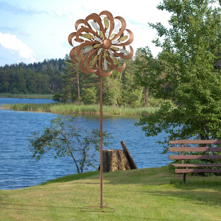 Tri-metallic Wind Spinner | Costco