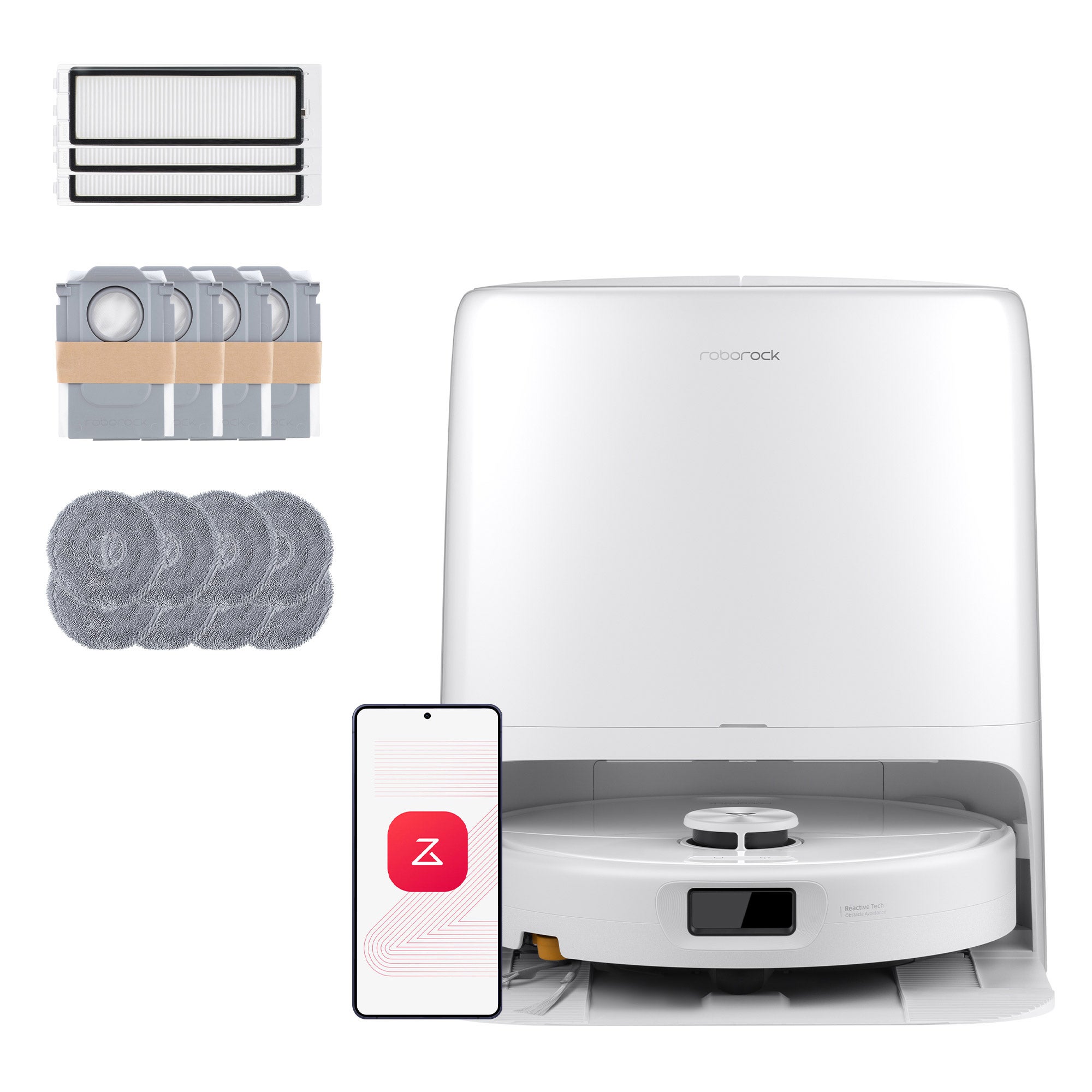 Roborock QX Revo MAX Robot Vacuum and Mop with 25,000 Pa Suction Power