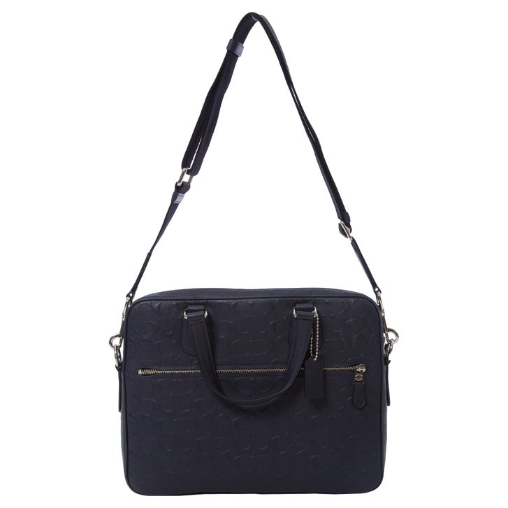 Coach Signature Hudson 5 Briefcase, Midnight | Costco