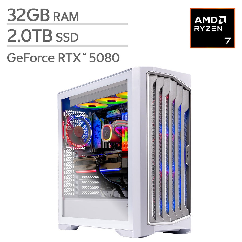 Skytech Legacy 4 Liquid Cooled Gaming Desktop - AMD Ryzen 7