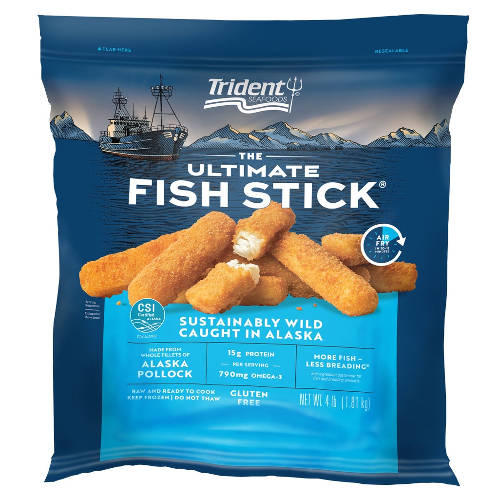 costco fish net Trident Seafoods The Ultimate Fish Stick, Wild Alaska Pollock, 4 lbs