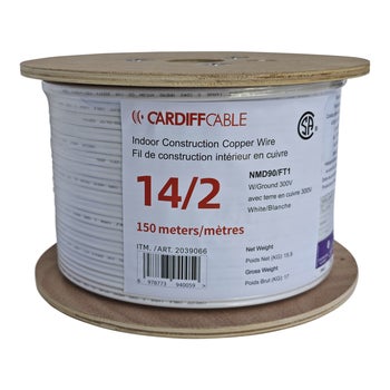 Construction Copper Wire NMD90 14/2, 150 m