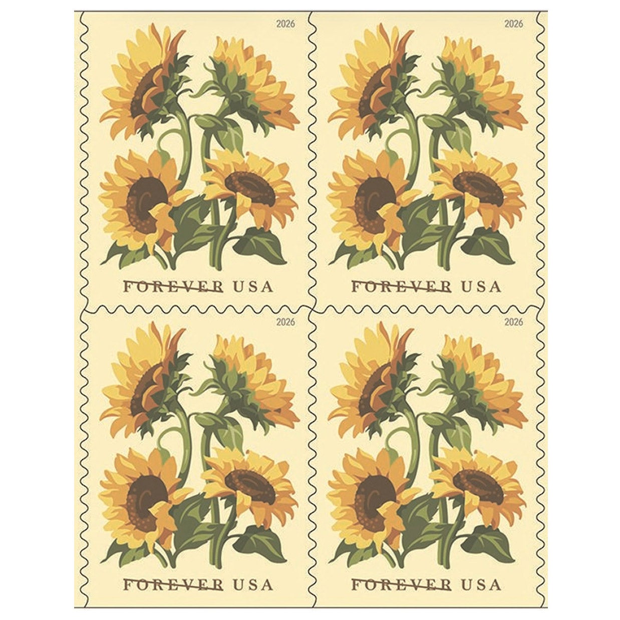 USPS First-Class Spring Stamps, 100 Count