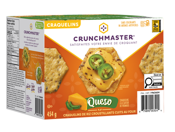 Crunchmaster Queso Rice Cracker, 454 g | Costco