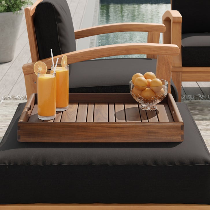 loveTEAK 25” Bergen Teak Tray | Costco
