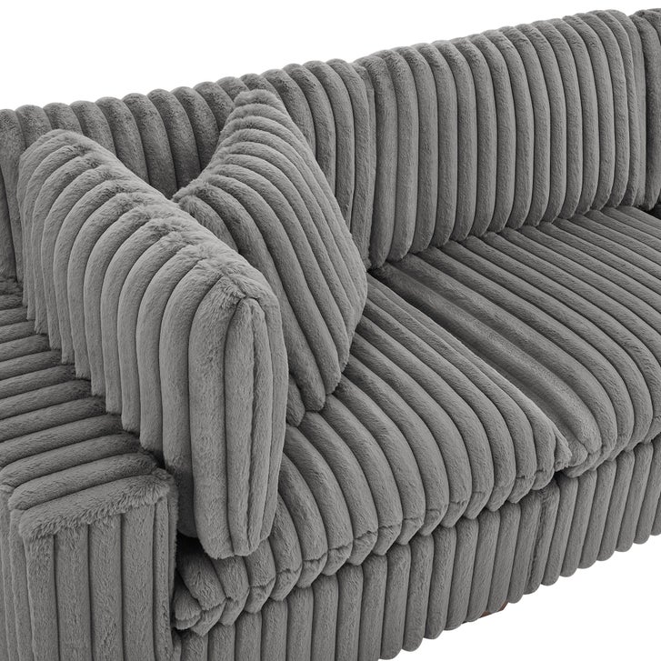 Thomasville Lowell Corduroy 8-piece Modular Sectional | Costco