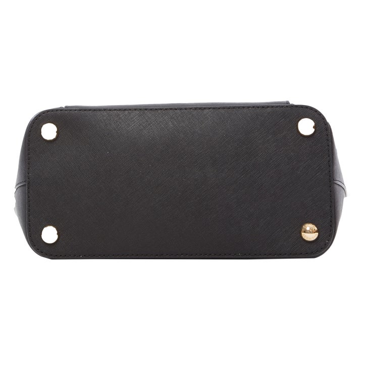 Michael Kors Jet Set Medium Snap Pocket Tote Bag, Black | Costco