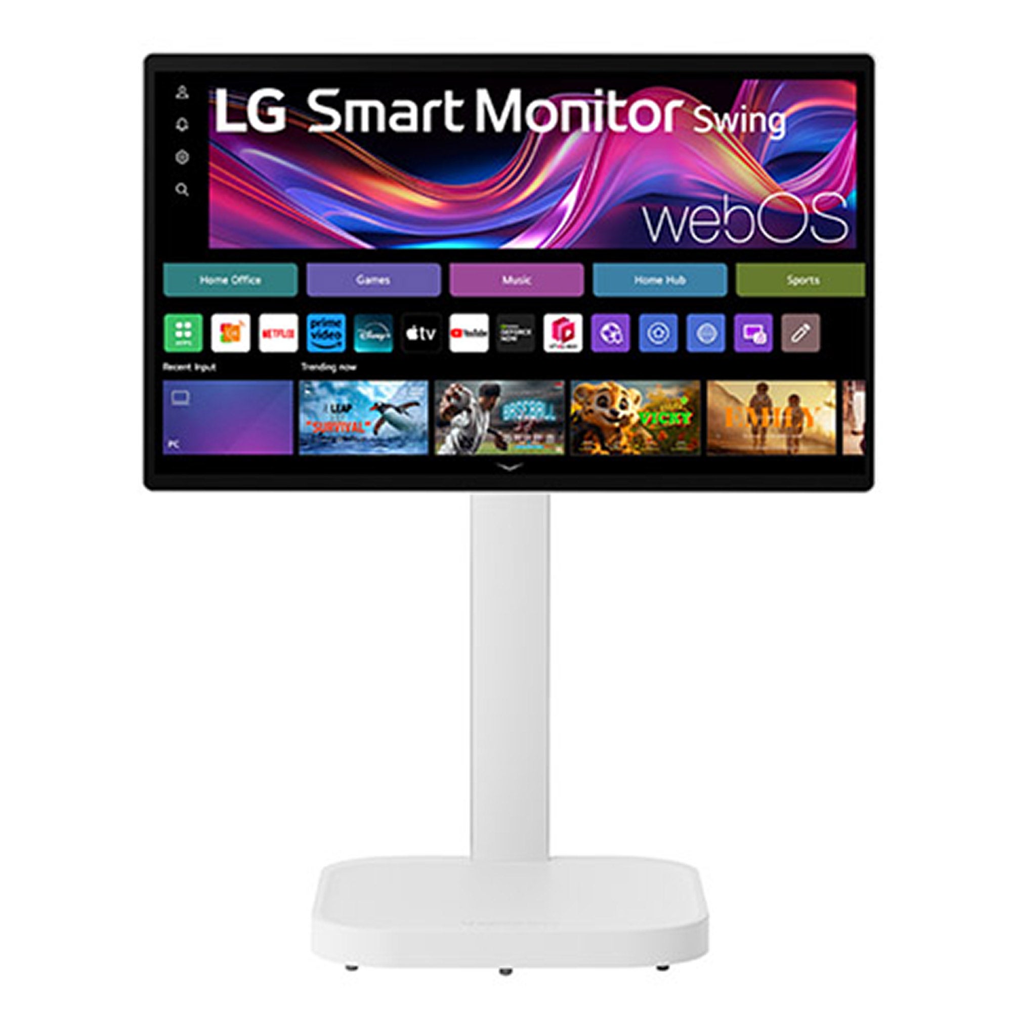 【早い者勝ち】LG Smart Monitor Swing LG 31.5 in. UHD Touchscreen Smart Monitor Swing with Rolling Stand