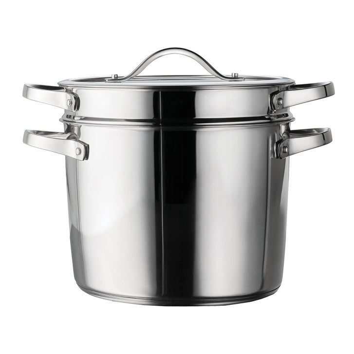 トラモンターナ　鍋　コストコ Tramontina 8-Quart Stainless Steel Tri-ply Base Multicooker with
