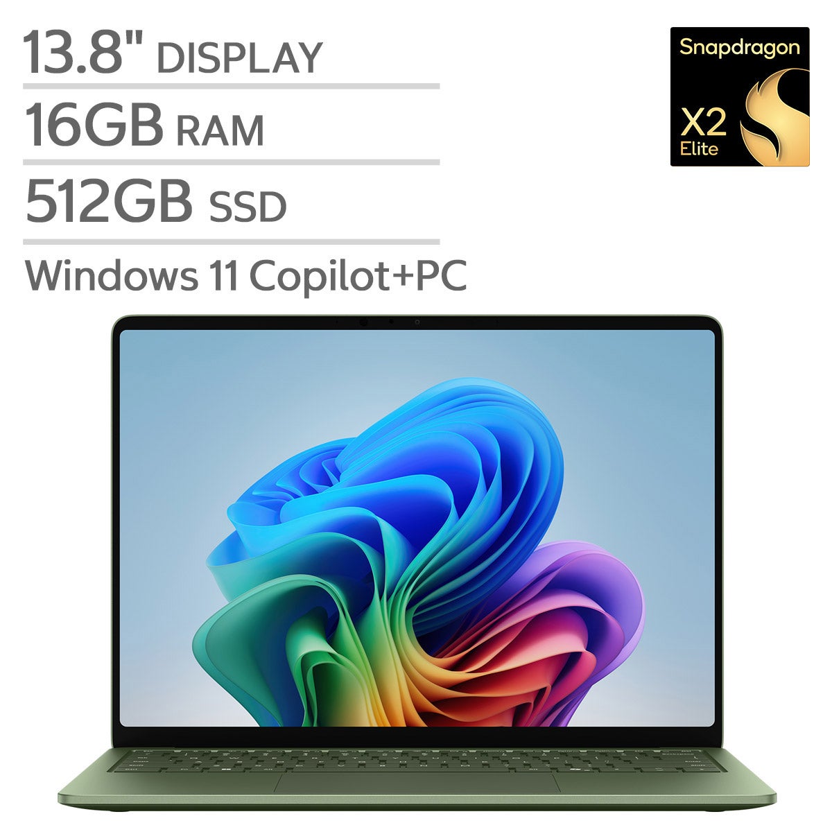 Microsoft Surface Laptop Copilot+ PC 13.8"- Qualcomm Snapdragon X2 Elite