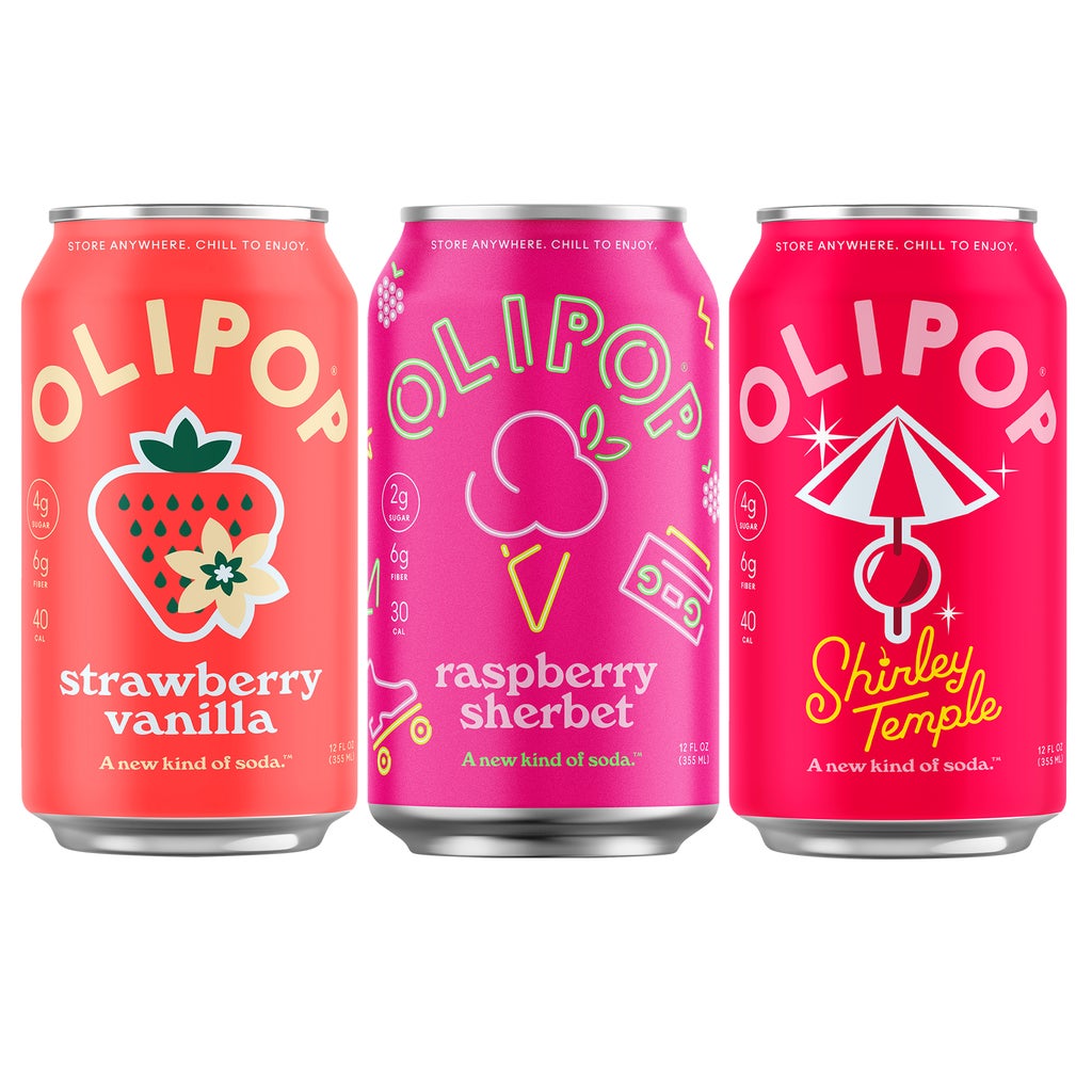 OLIPOP Prebiotic Soda, Spring Variety Pack, 12 fl oz, 15 ct | Costco