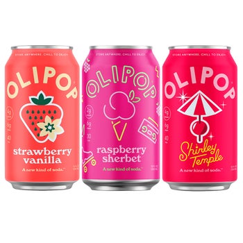 OLIPOP Prebiotic Soda, Spring Variety Pack, 12 fl oz, 15 ct | Costco