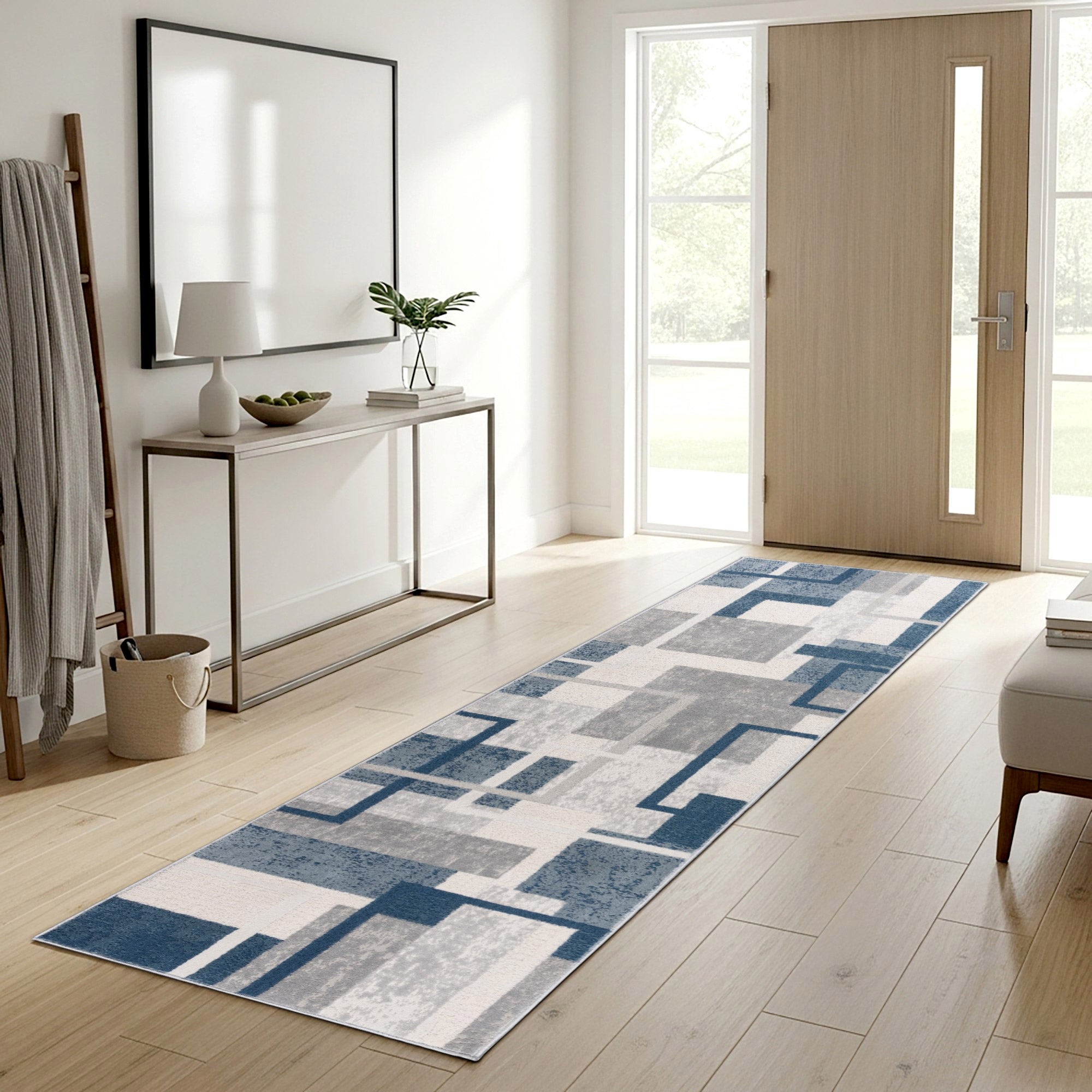 Eden Runner Rug, Abstract Geo, 2'2" x 8'