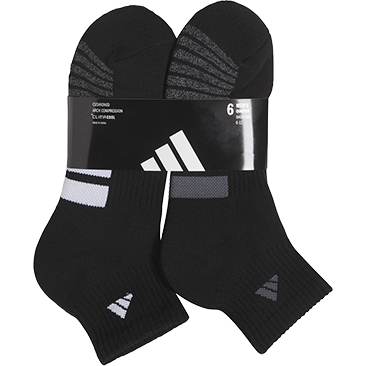adidas Men's Quarter Sock, 6-pair