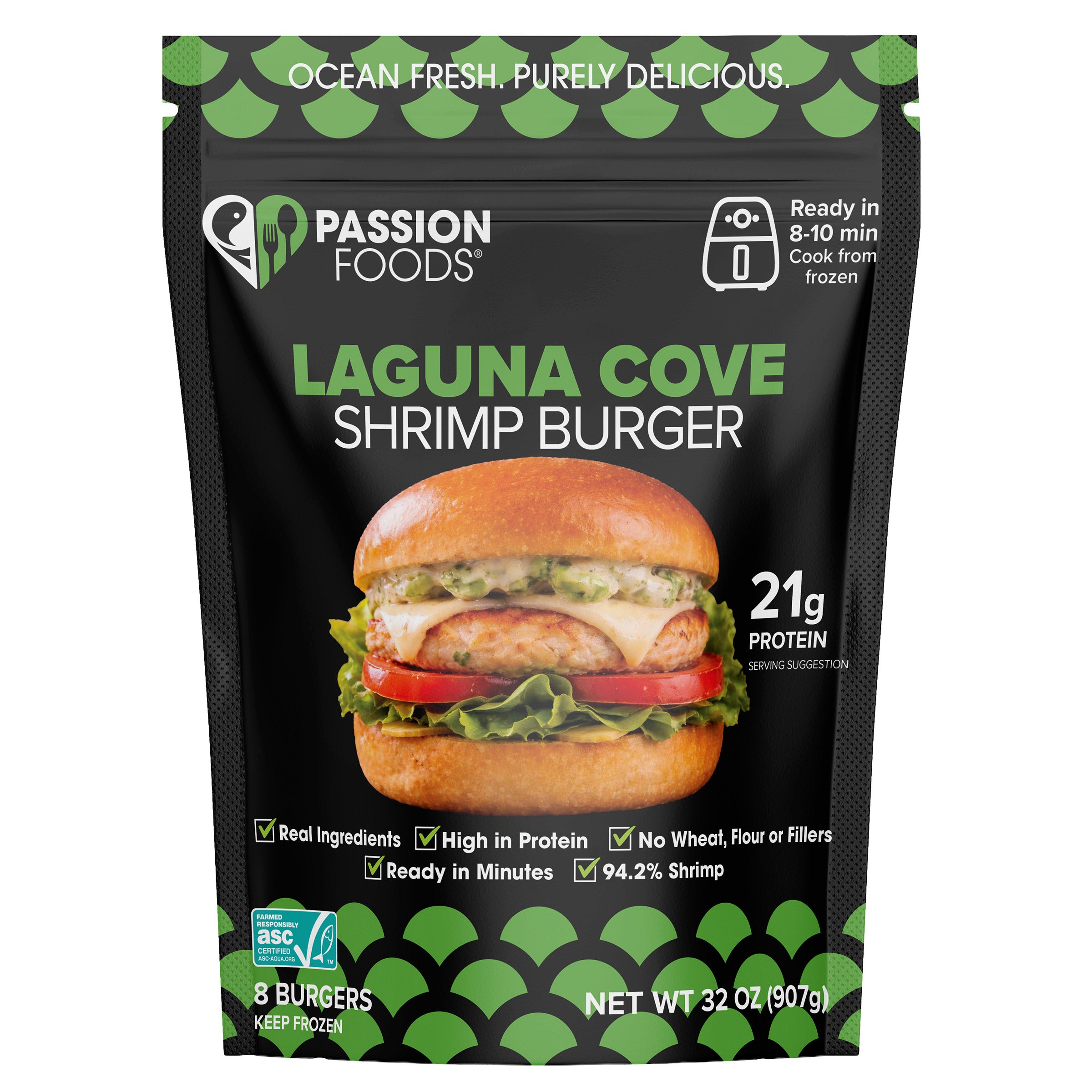 LAGUNA COVE SHRIMP BURGER PATTIES 8/ 5OZ