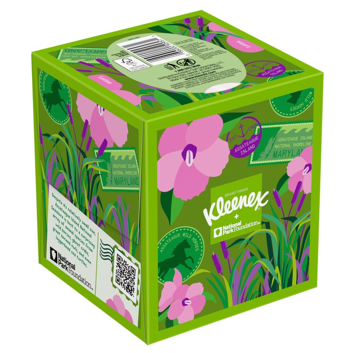 Kleenex Lotion Facial Tissues with Coconut Oil, 3-Ply, Cube Box
