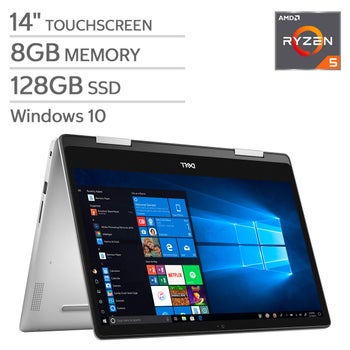 Dell Inspiron 14 5000 Series 2-in-1 Touchscreen Laptop - AMD Ryzen