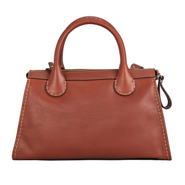 Chloe Med Edith Day Bag, Brown | Costco