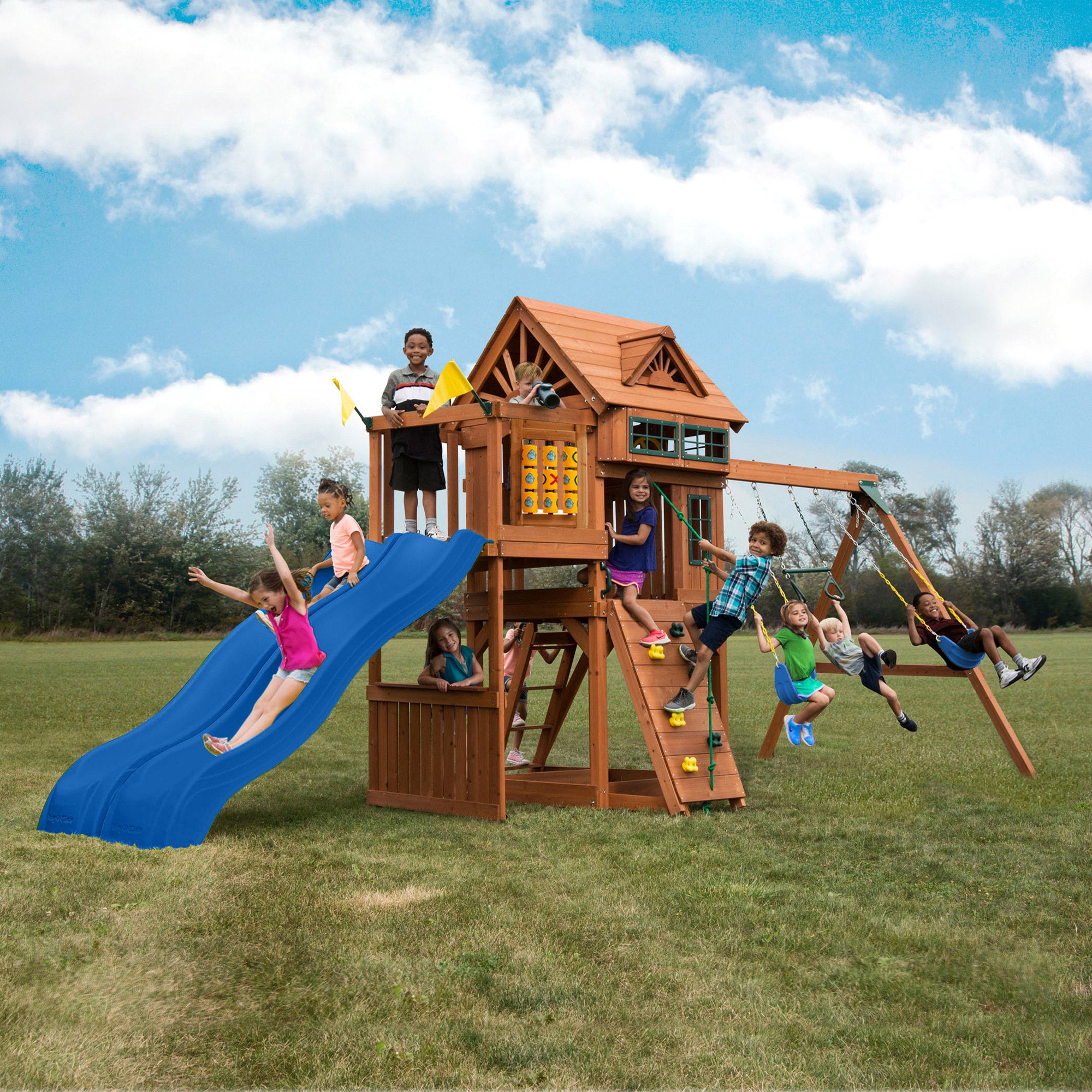 Gorilla Playsets Mountain Peak Swing Set – Do-it-Yourself | Costco