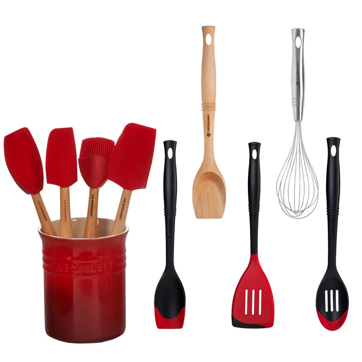 Le Creuset Kitchen Tools & Crock, Set of 10 | Costco