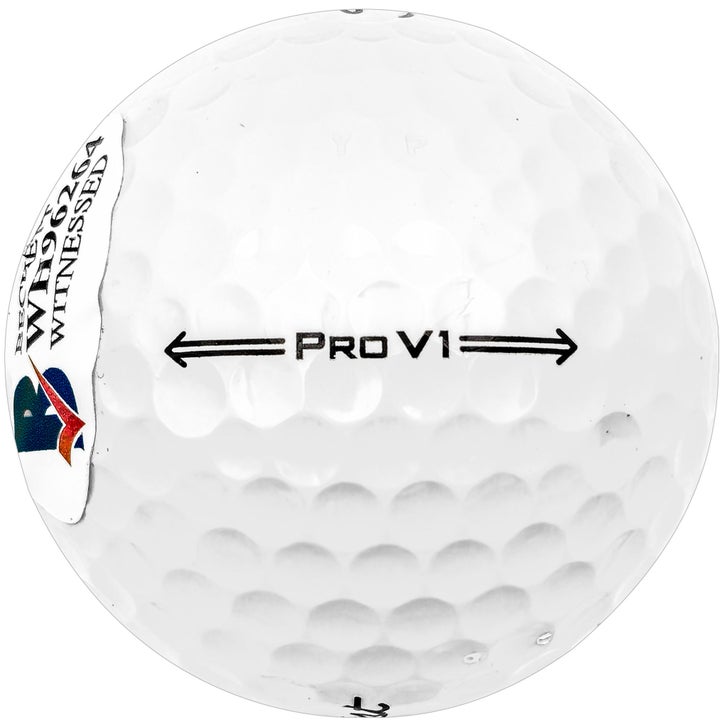 Hideki Matsuyama Autographed Titleist Masters Logo Pro V1 Golf