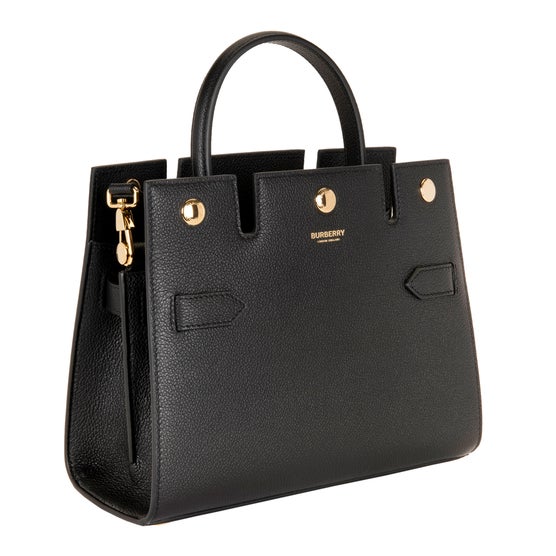 Burberry Mini LTHR Title Bag, Black | Costco