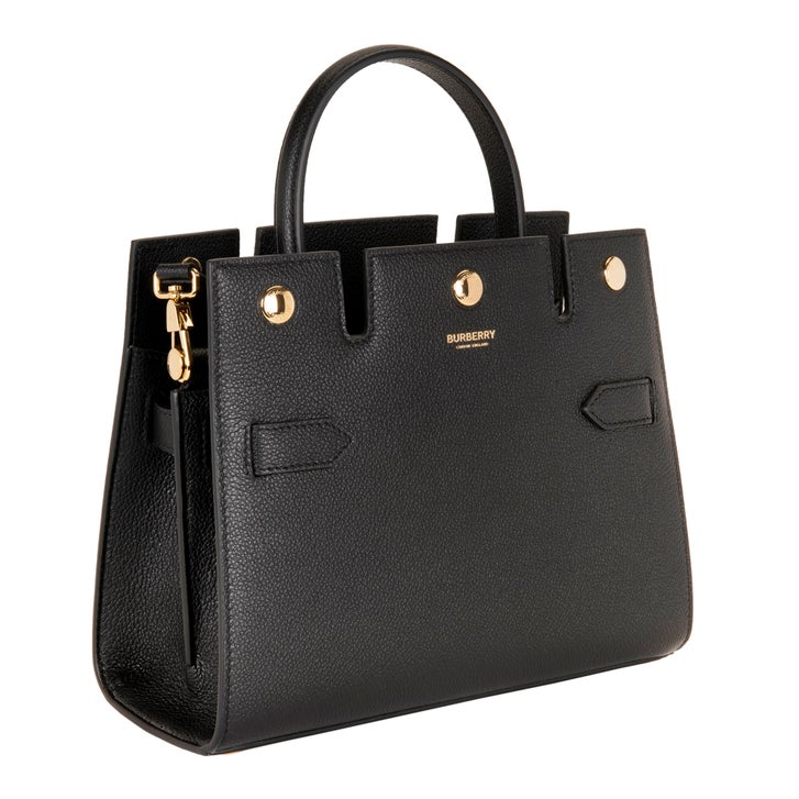 Burberry Mini LTHR Title Bag, Black | Costco
