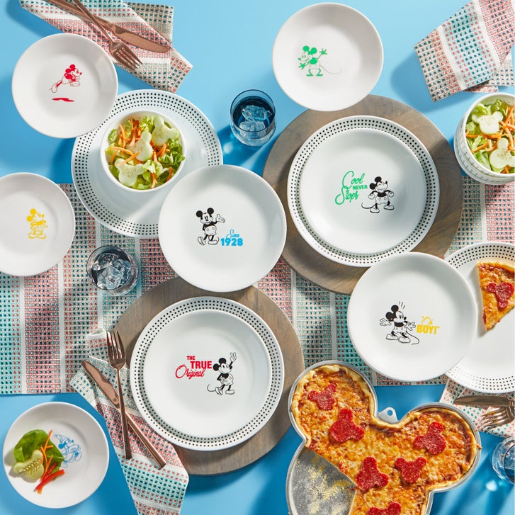 Corelle 16-piece Dinner Set, Mickey Mouse | Costco