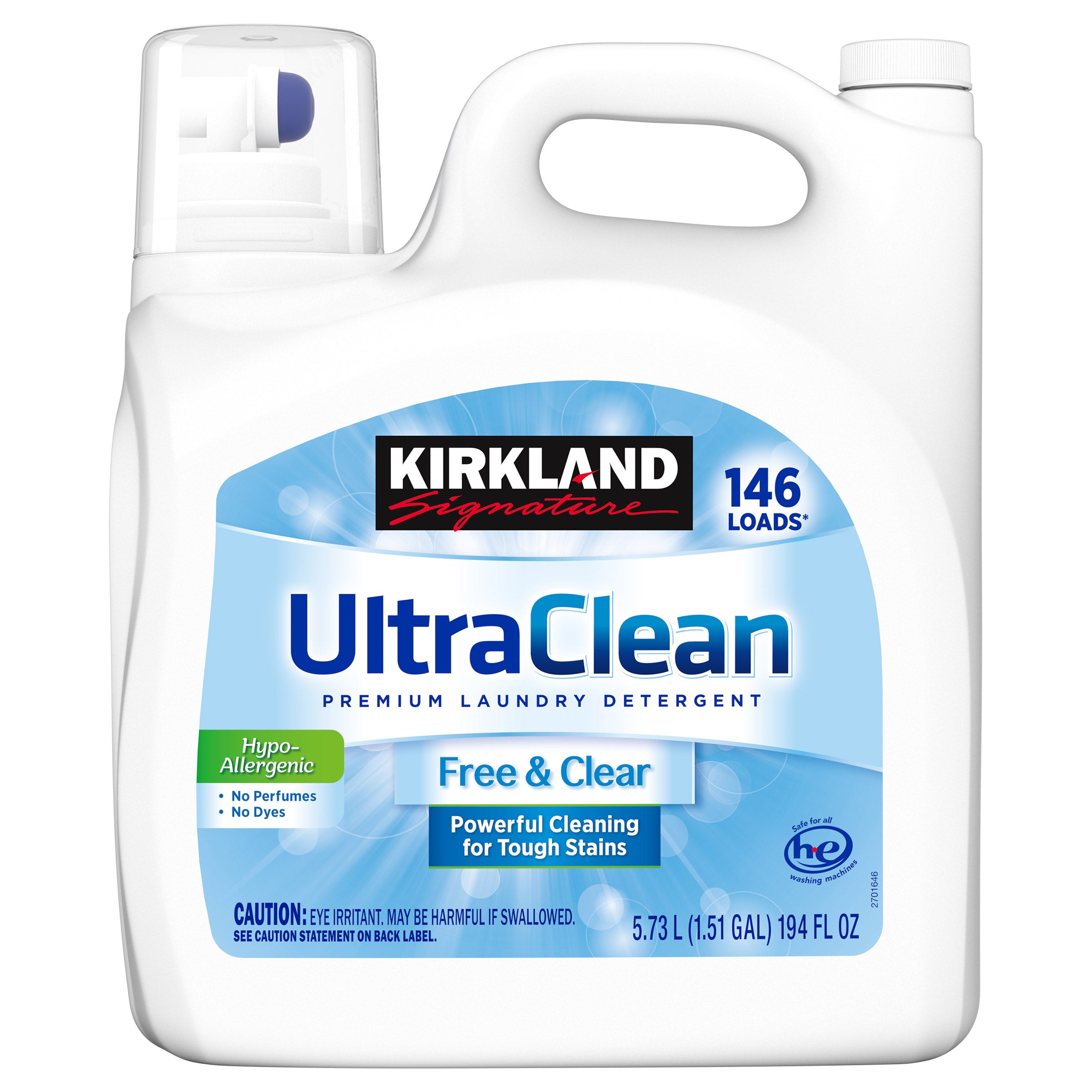 Kirkland Signature UltraClean Free & Clear Liquid Laundry Detergent