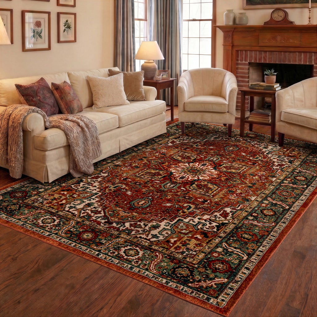 Mohawk Home Spice Market Area Rug, Saffron Spice, 7'10
