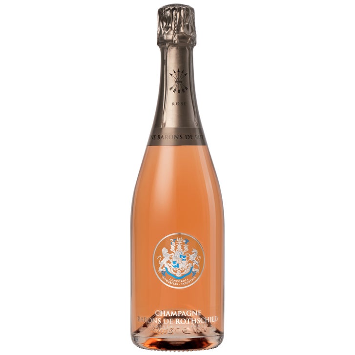 Barons de Rothschild Brut Rose Champagne 750 ml, 2-pack CA ONLY