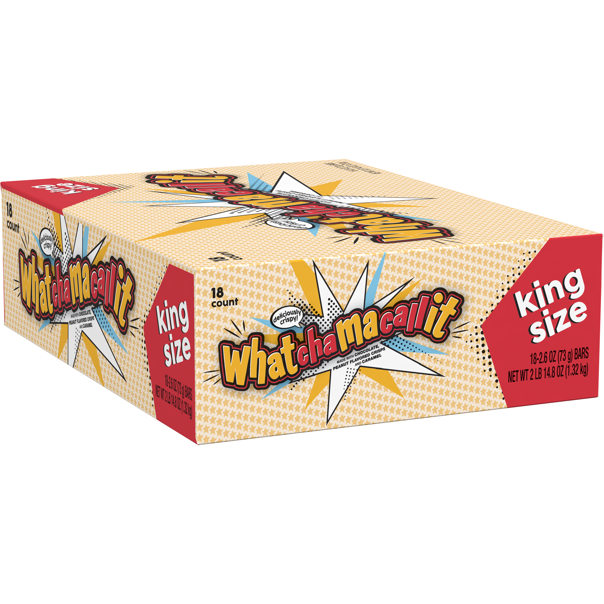 Hershey's Whatchamacallit, King Size, 2.6 oz, 18-count