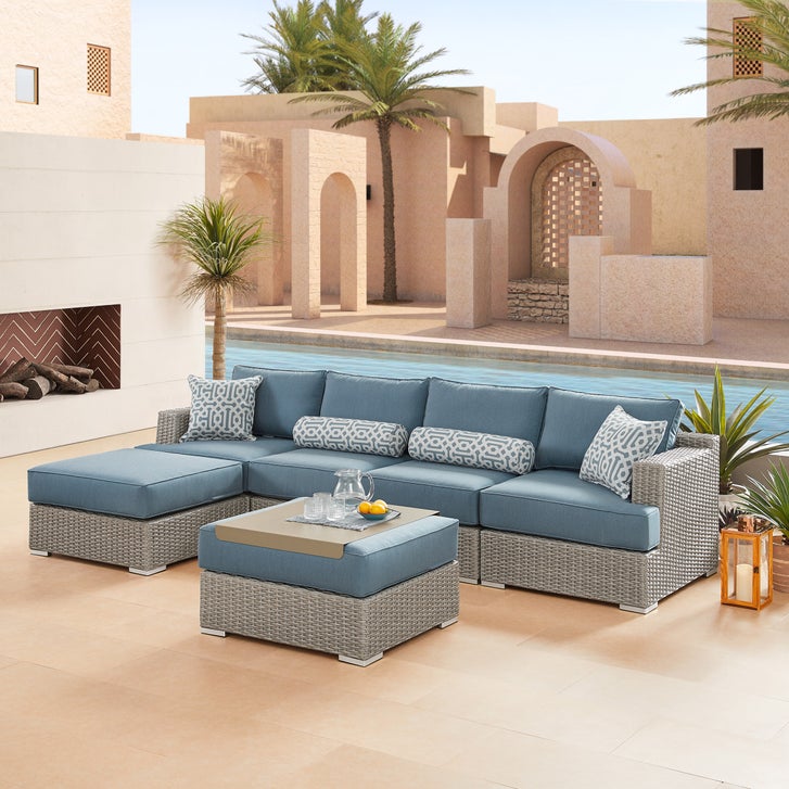 ひ*ん様 ※未使用【定価￥35,970】シリオ / SIRIO 41A Sirio Niko 6-piece Modular Outdoor Patio Seating Set | Costco