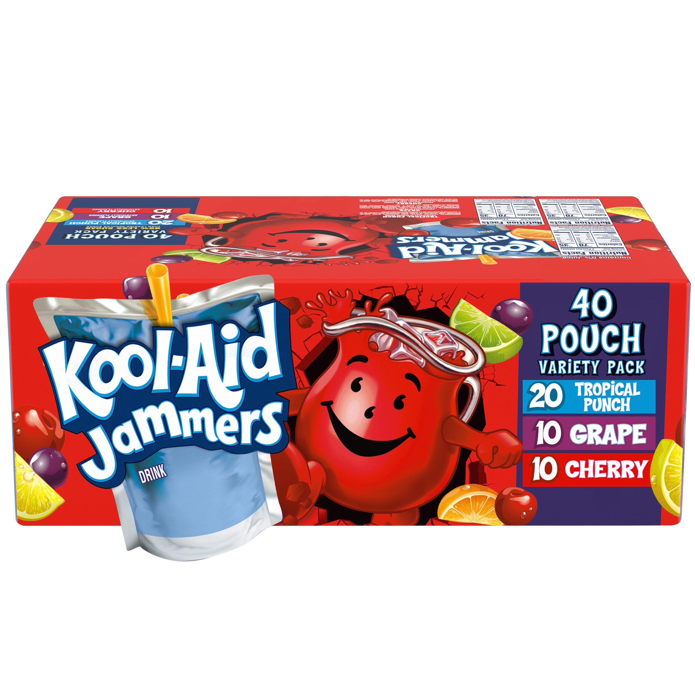 Kool-Aid, Jammers, Variety Pack, 6 fl oz, 40-Count | Costco