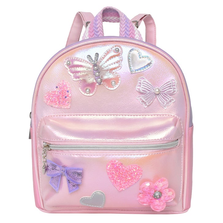 accessories mini backpack Eagerrich Cute with Cute Pin Plush Pendant Small backpack Aesthetic Mini Backpack for School(Black-2) Grogu pops up from the bag KPop Demon Hunters HUNTR/X Mini