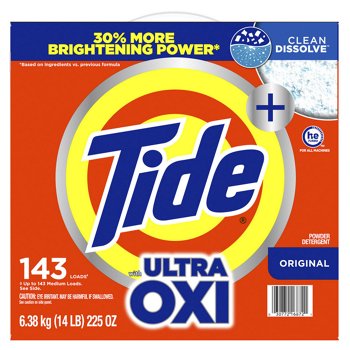 Tide + Ultra OXI Powder Laundry Detergent