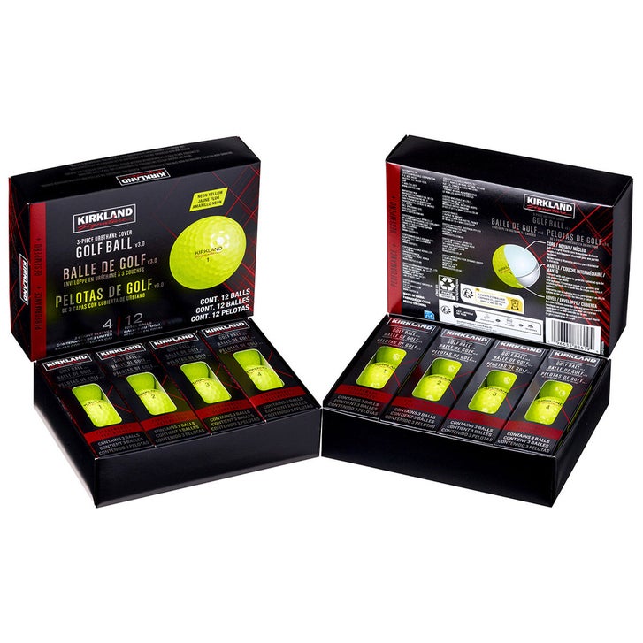 Kirkland Signature V3.0 Yellow Golf Ball, 2-dozen | Costco