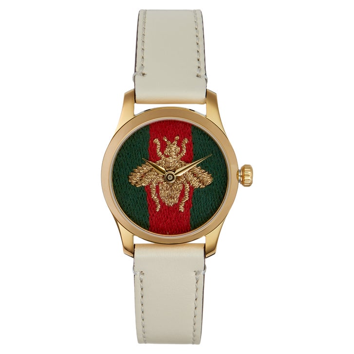 時計 GUCCI Timeless Gucci G-Timeless Swiss Made Yellow Gold PVD Calf Leather Quartz