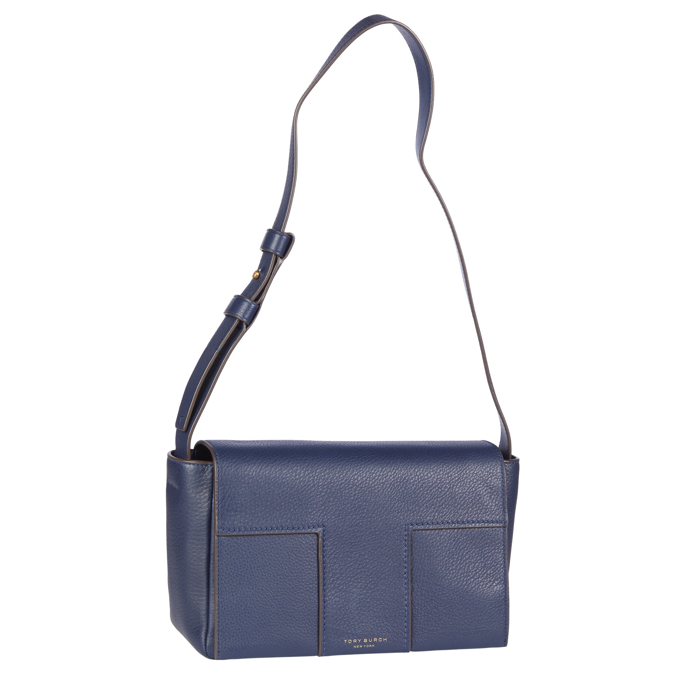 s*n様 Tory Burch ショルダーバッグ ネイビー Tory Burch Block T Satchel, Royal Navy | Costco
