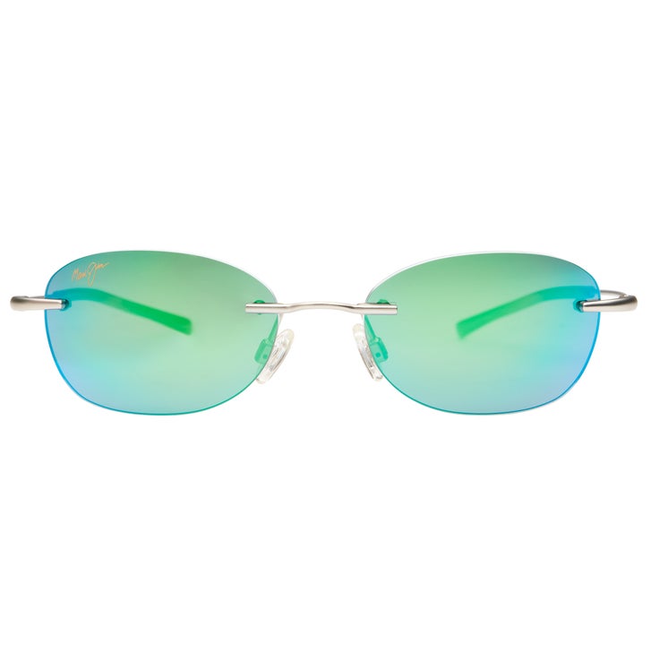 Maui Jim Aki Aki GM333-17M Matte Silver MAUIGreen Polarized