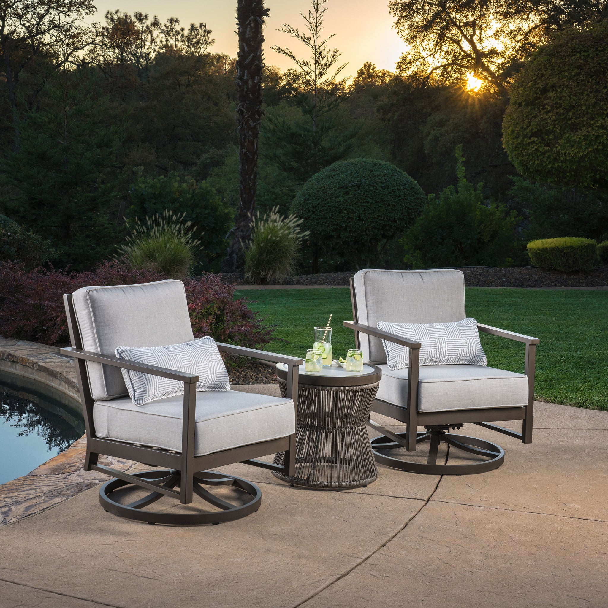 SunVilla San Marco 3-piece Outdoor Patio Seating Set | Costco