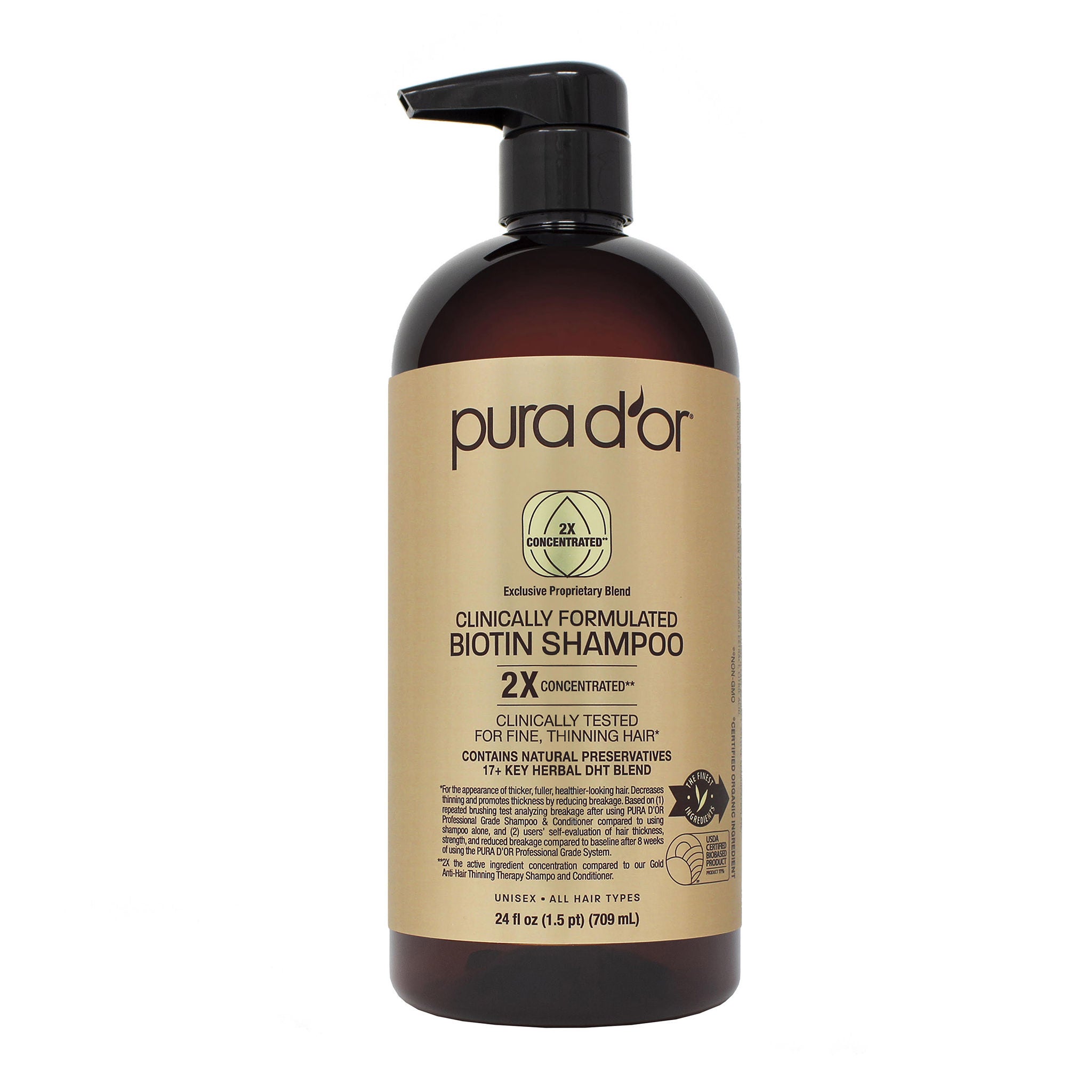 CD Various Dualheroes Original Pure Gold Mix CRCP15507PROMO NIPPON CROWN Japan プロモ /00110 Pura d'or Clinically Formulated Biotin Shampoo & Conditioner Set