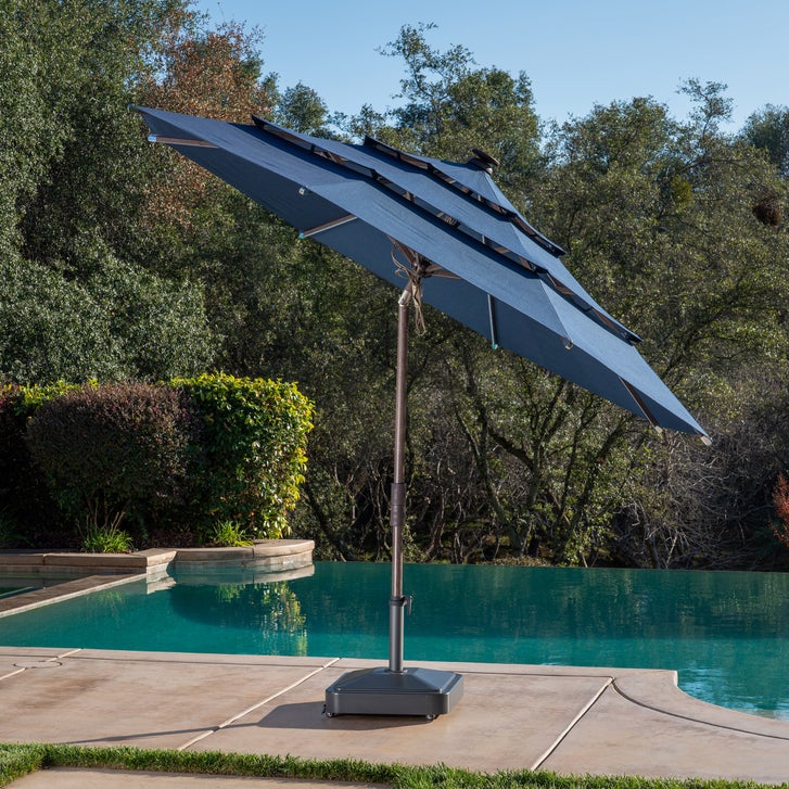 11 heavy duty wind resistant outdoor patio table umbrella - Patio Furniture this patio cantilever umbrella has a powerful rotation + height adjustment function Best Patio Umbrellas For Wind