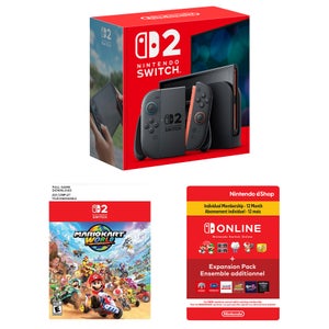 Nintendo Switch 2 with Mario Kart World and Nintendo Switch Online + Expansion Pack Bundle