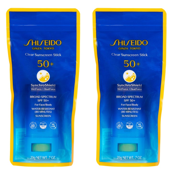 Shiseido Clear Sunscreen Stick SPF 50, 0.7 fl oz, 2-pack | Costco