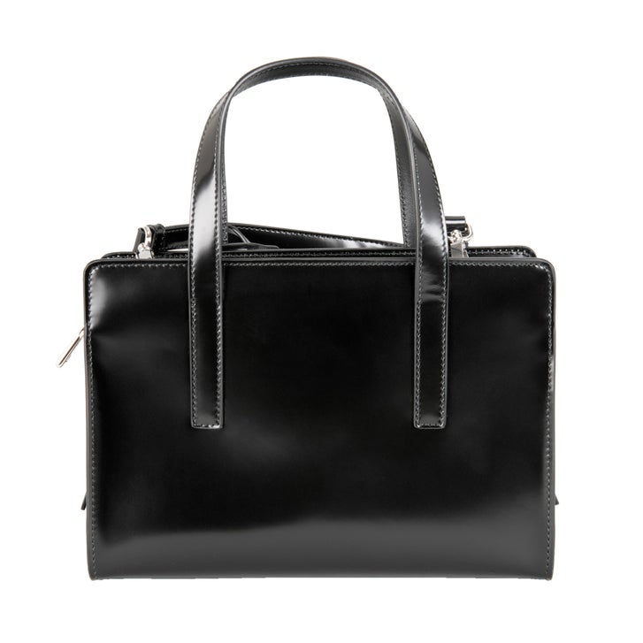 Prada Brushed Leather Mini Bag Black | Costco