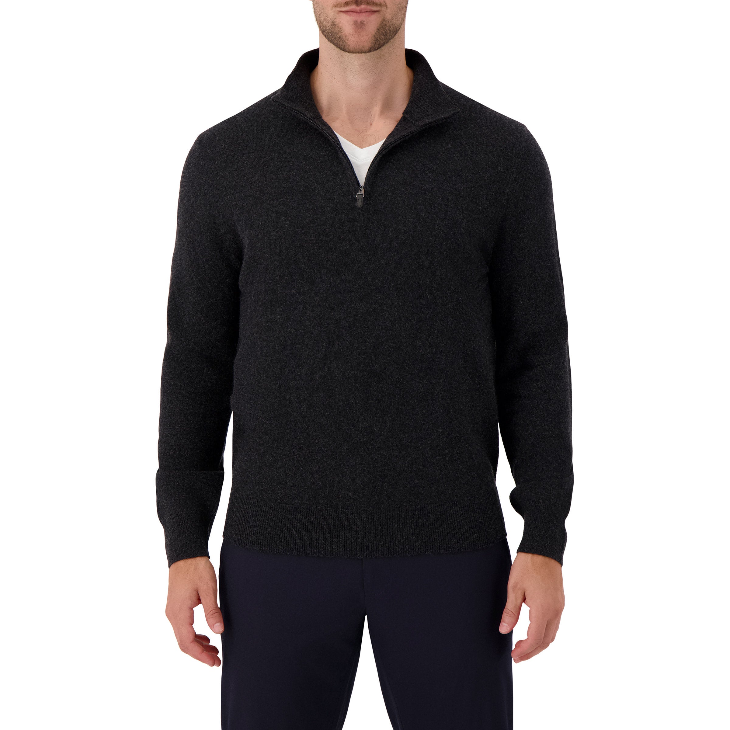 Lanvin Collective Men's Wool and Cashmere Blend 1/4 Zip Sweater
