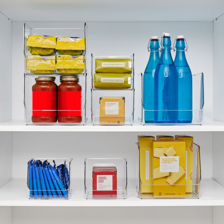 iDESIGN Stacking Open Front Pantry Bins, 8-piece Set | Costco