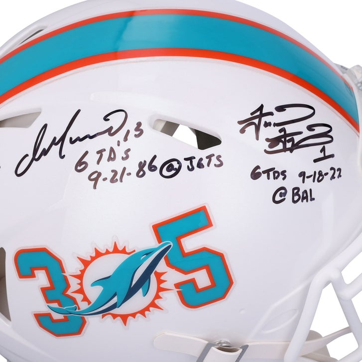 Dan Marino, Bob Griese and Tua Tagovailoa Miami Dolphins